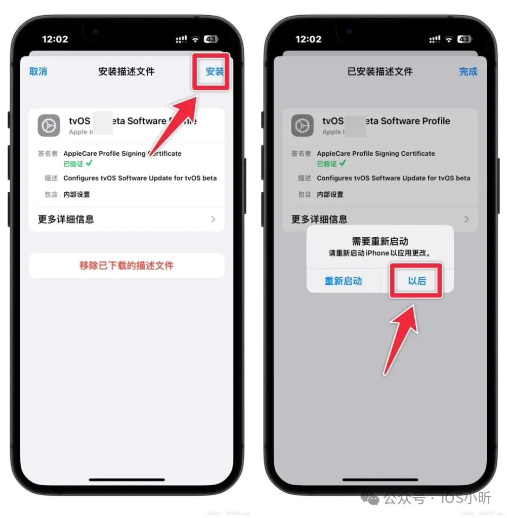 图片[4]-最新tvOS26屏蔽系统描述文件更新，操作简单-小昕官网